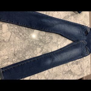 Blue maternity jeans